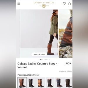 Dubarry of Ireland Gore-Tex Galway boots